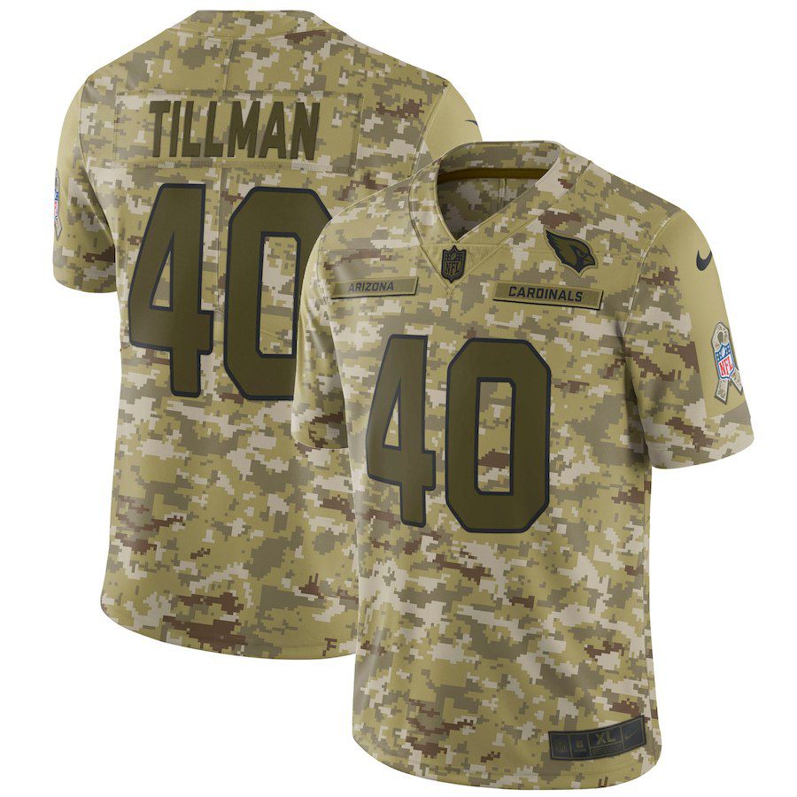 Men Arizona Cardinals #40 Tillman Nike Camo Salute to Service Retired Player Limited NFL Jerseys->arizona cardinals->NFL Jersey